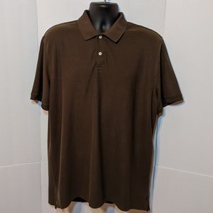 St John's Bay Short Sleeve Polo Shirt-Large